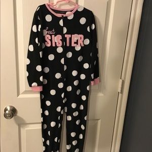 Toddler " Best Sister" Carter's One Piece Sz 7